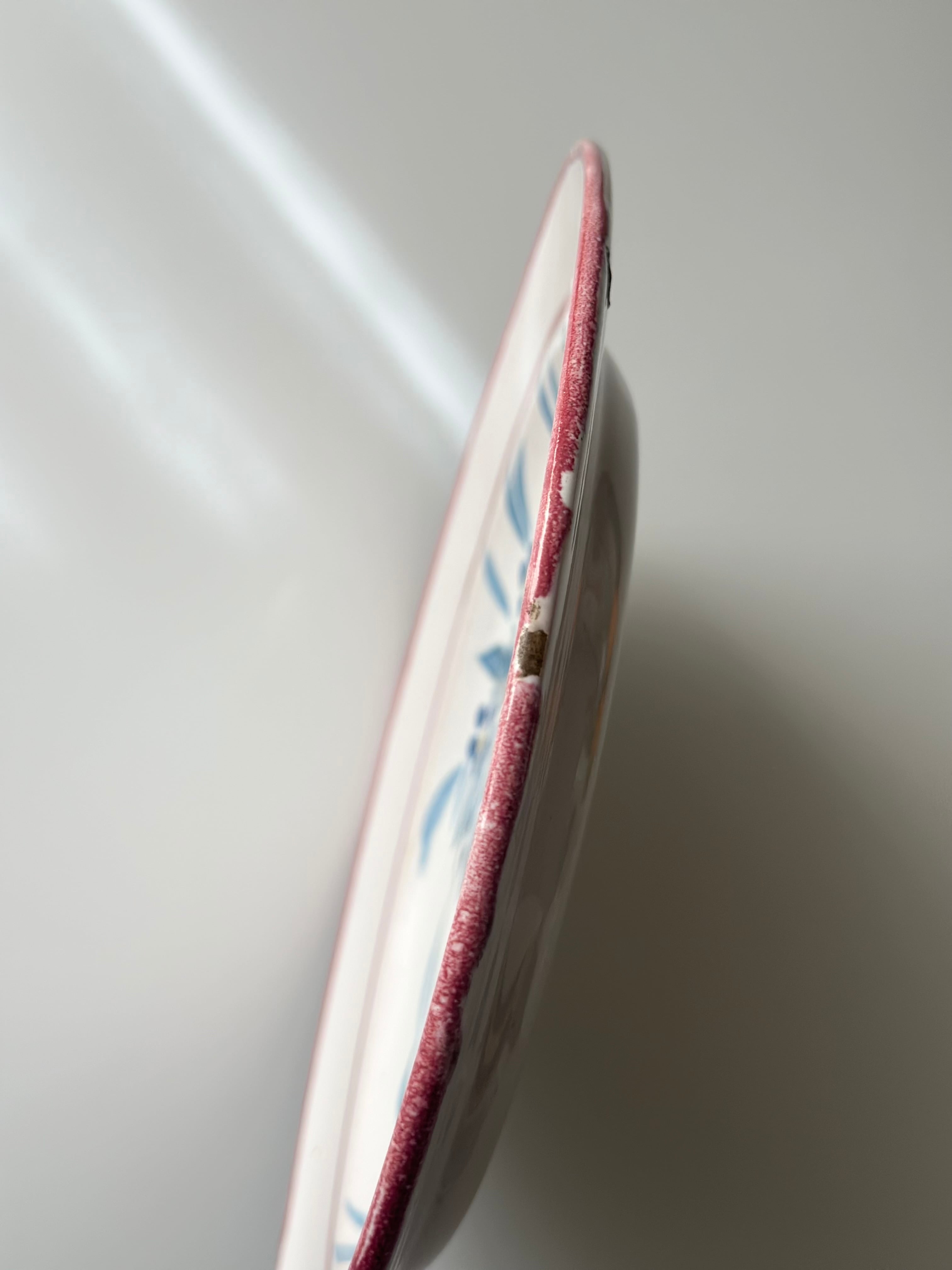 french vintage plate / 花柄のヴィンテージプレート | VIRON antique
