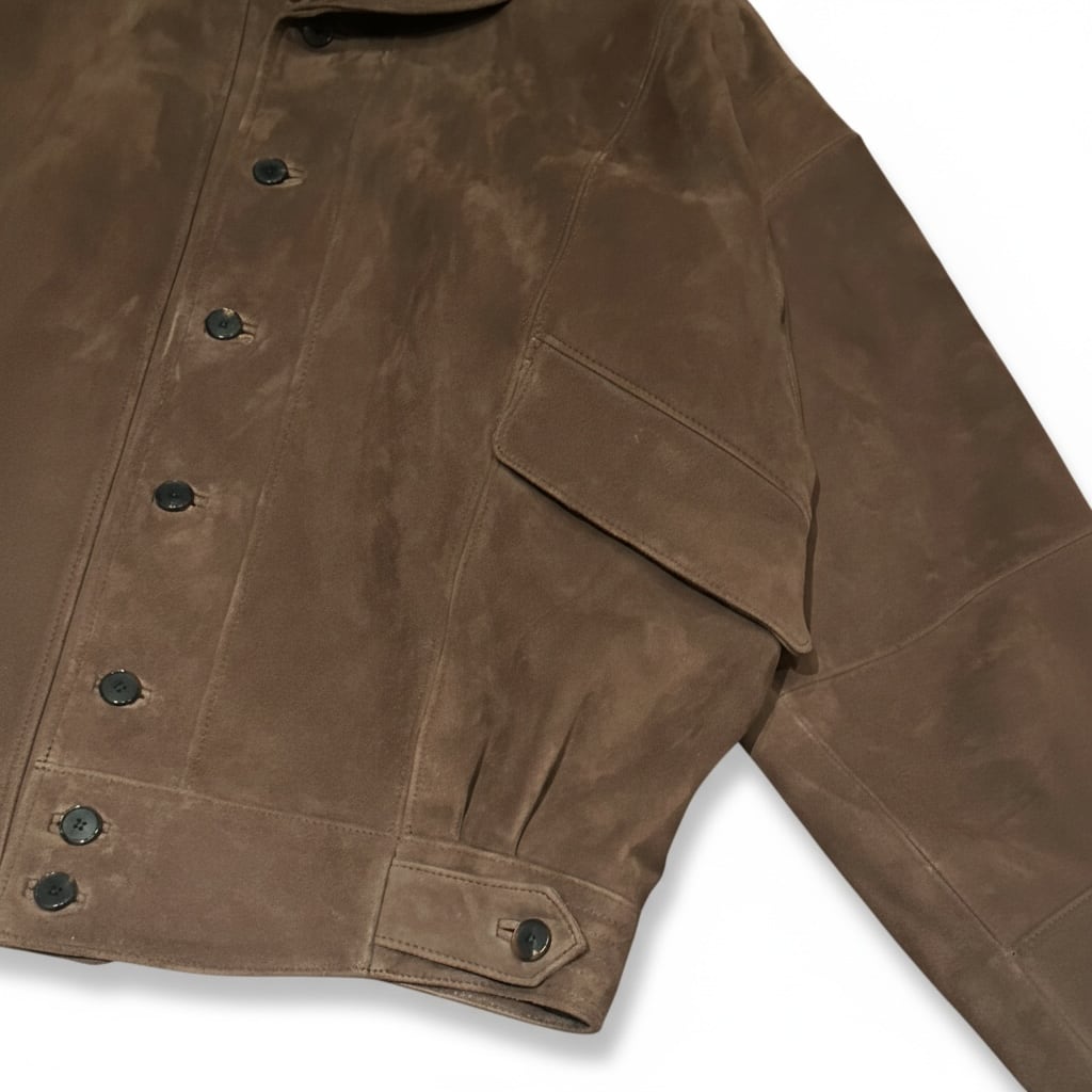 AURALEE  [SILKY GRAIN SUEDE BLOUSON]