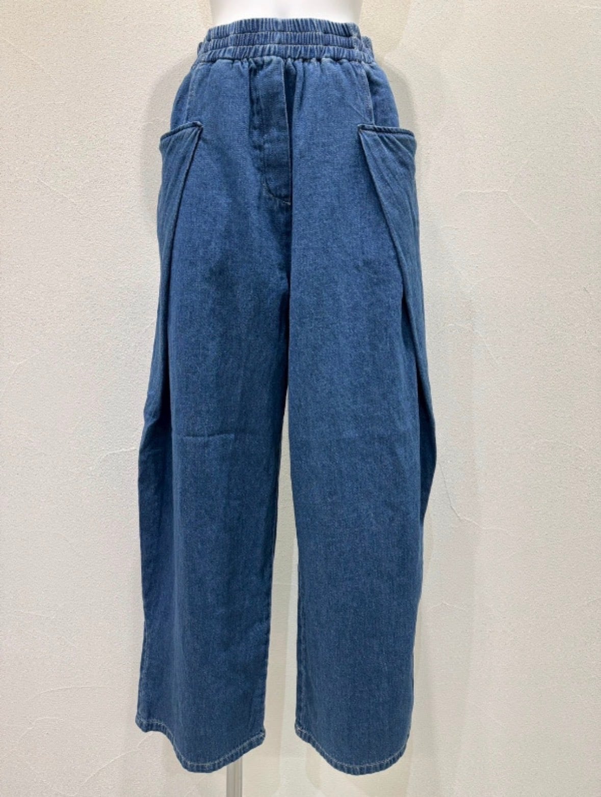 CYAN TOKYO 】オーバータックリネンデニムワイド | valance 福井