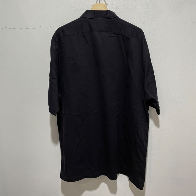 『送料無料』90s Ralph Lauren 半袖シャツ　XL CHAUNCEY 黒　レア