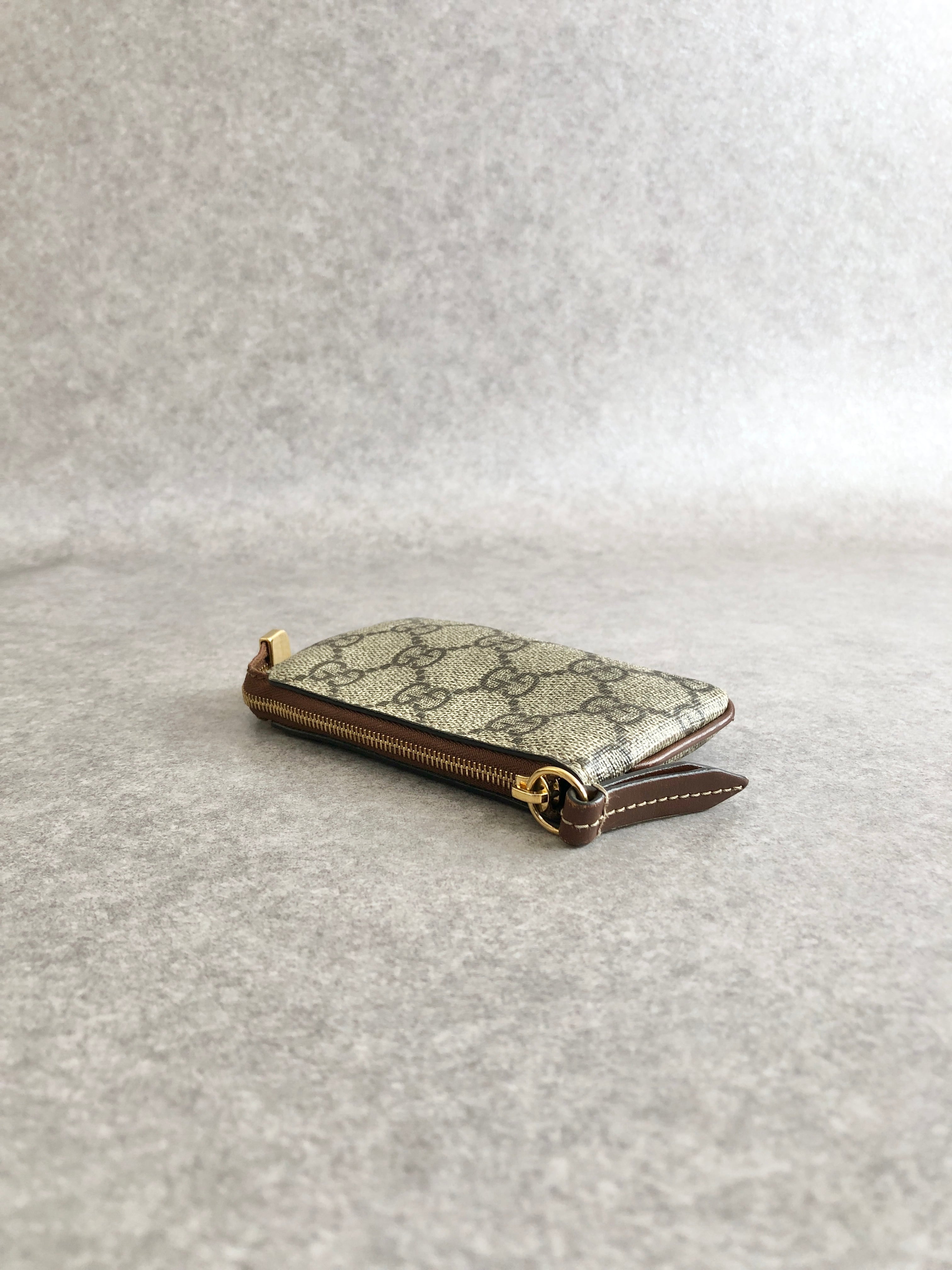 GUCCI グッチ コインケース ベージュ GGキャンバス PVC vintage