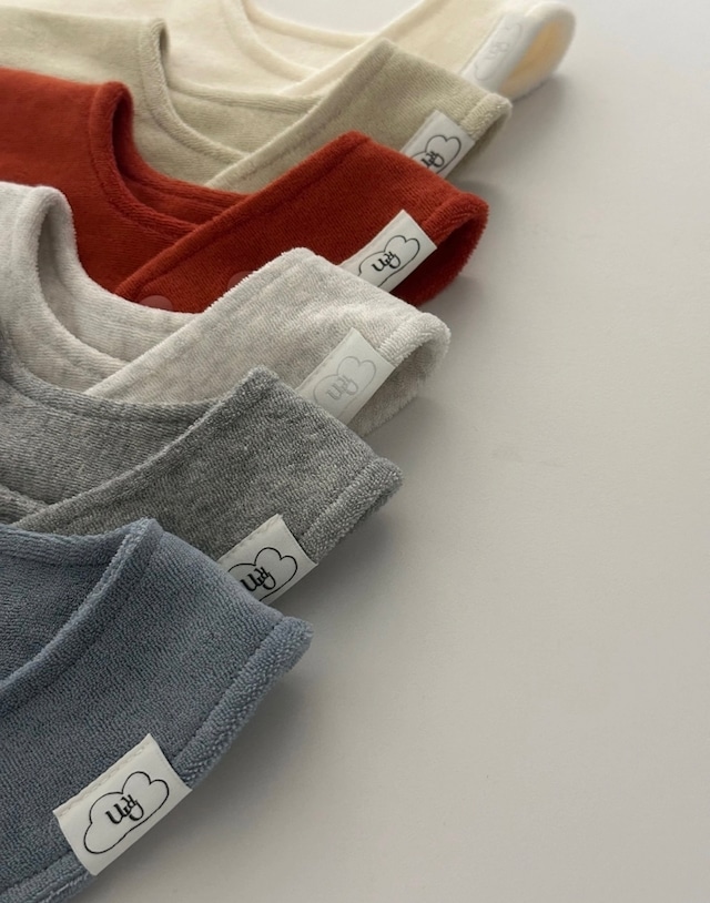 【即納】Would.U 「cloud terry bibs」