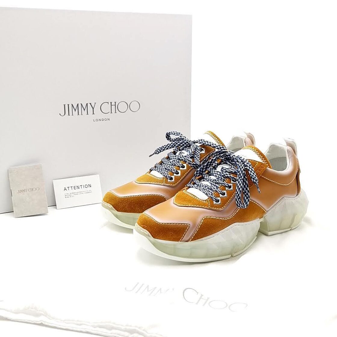 美品 ジミーチュウ スニーカー ダイヤモンド 伊製 03-23103104 | Pay ID