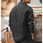 Corduroy Long Sleeve Shirt Button Front Patch Pocket Shirt ◇2color H0590