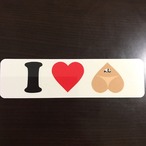 【ST-210】Enjoi Skateboard エンジョイ スケートボード ステッカー I Love Butts