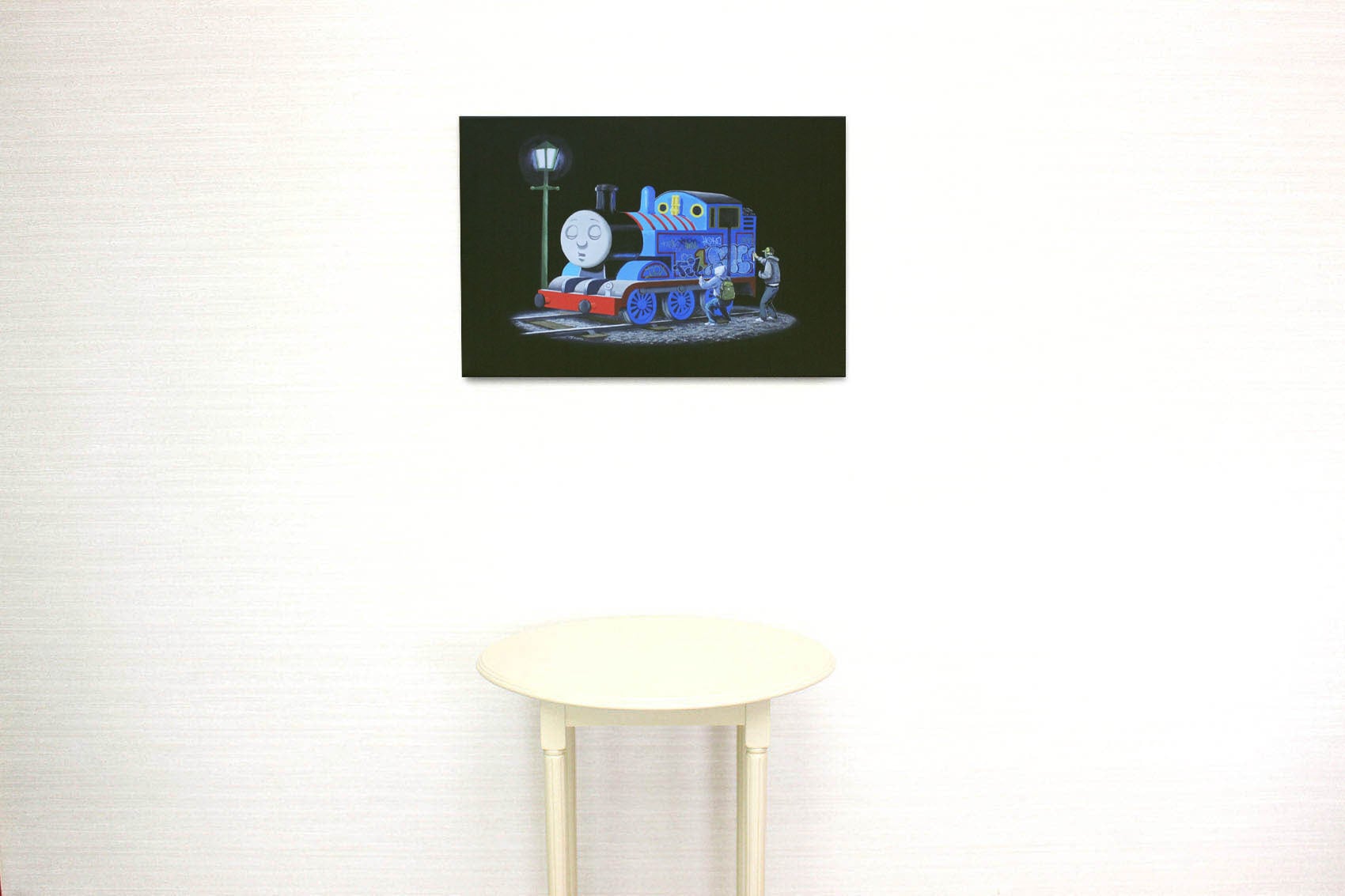 バンクシー「スリーピング トーマス/Sleeping Thomas the Tank Engine