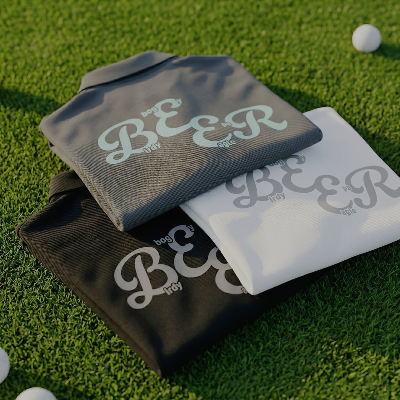 【完売品】eimygolf ビスチェシームポロシャツ BEER ゴルフポロシャツ AMSY.コラボ2026（3カラー） | BEER