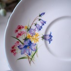 美品　英国シェリー　ワイルドフラワー　ブルー　トリオ　F3 thumbnail 10