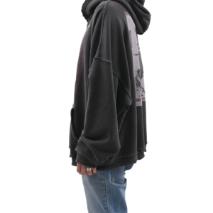 【Enfants Riches Déprimés】Reverend Hoodie Sun Faded Black