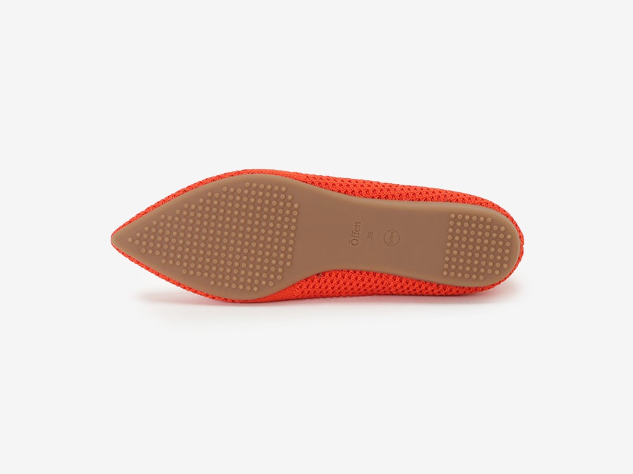 pointed-LOAFERSMESH / ORANGE