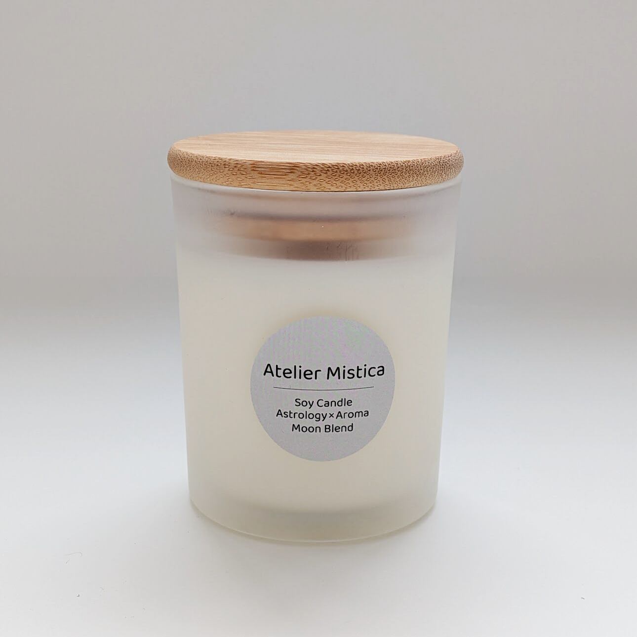 【星の香り/月】Atelier Mistica Soy Candle Astrology × Aroma (Moon Blend）内省のための灯り/ギフトにもおすすめ/手作りソイキャンドル