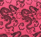 DRAGON 付け襟(赤・紫・黒）