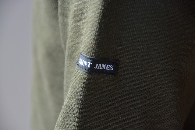 セントジェームス SAINT JAMES ウエッソン無地エルボーパッチ(13JCOUES.COUD.R)TOURBE 【レターパックプラス可】