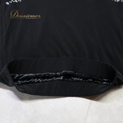 社交ダンス 衣装 ACROSS アクロス スカート レッスンウェア ブラック系 黒 ラインストーン 練習 レッスン 伸縮 ストレッチ キラキラ フリル ボリューム おしゃれ かわいい ダンス衣装 イベント ステージ パーティー レース シルバー系