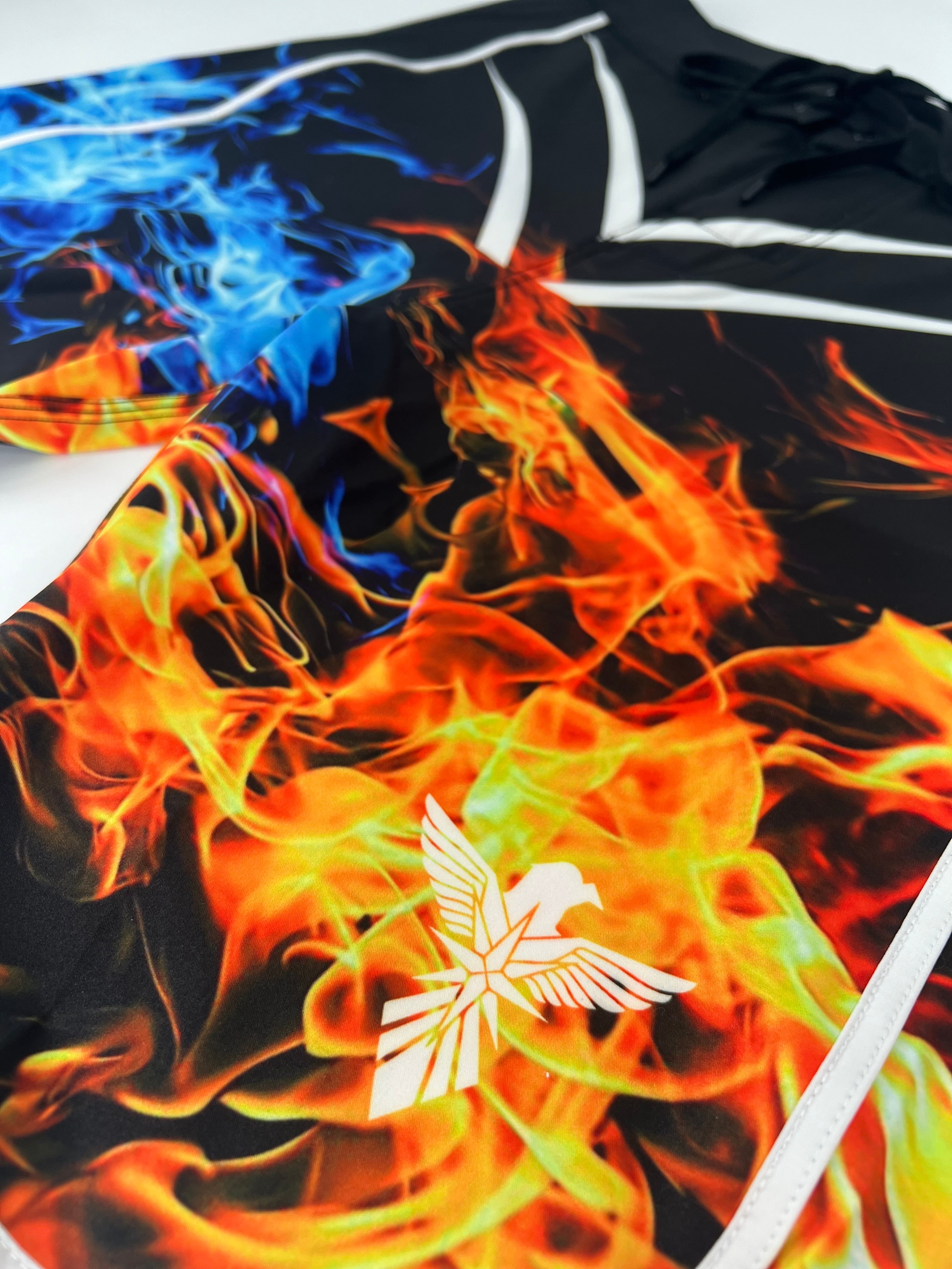 M.A.D Board Shorts 【FIRE×BLACK SPECIAL EDITION】 | madsportsgym