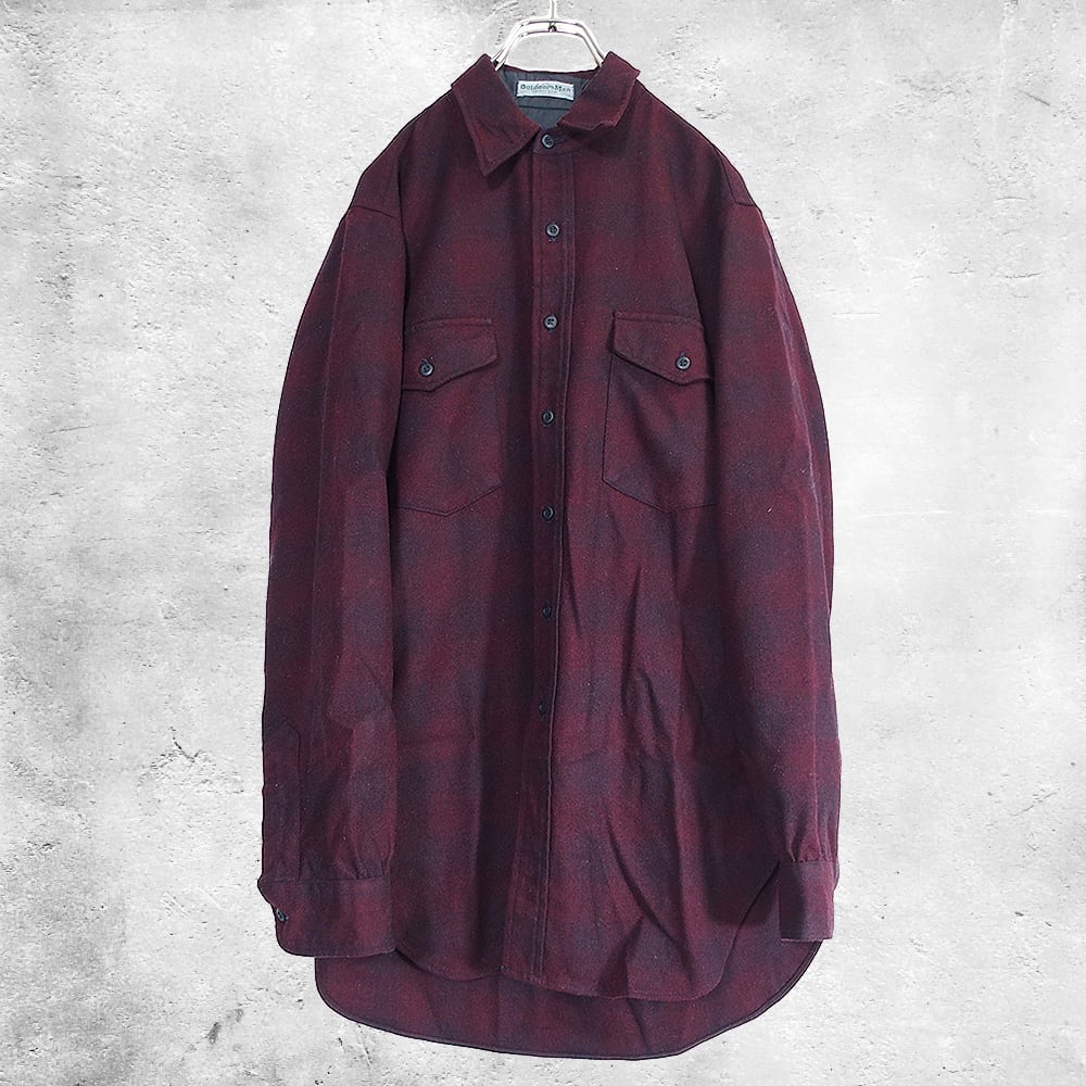 70's 米軍 ユーティリティシャツ OG-107 コットンサテン ミリタリー