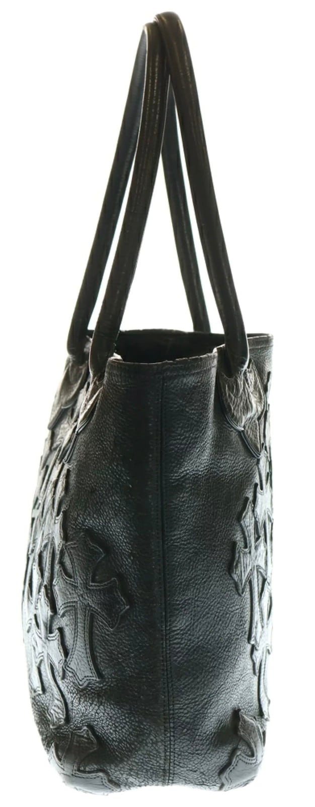 CHROME HEARTS クロムハーツ FS TOTE FSトート 両面セメタリー クロス