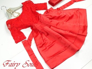 ★送料無料★M☆セクシ－サテン光沢ワンピ－ス(OPN5539)