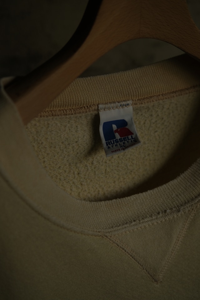 Utah/90's "RUSSELL" sweat/pale lemon