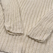 BEAMS ビームス オールド コットンニット セーター サイズ L /ホワイト