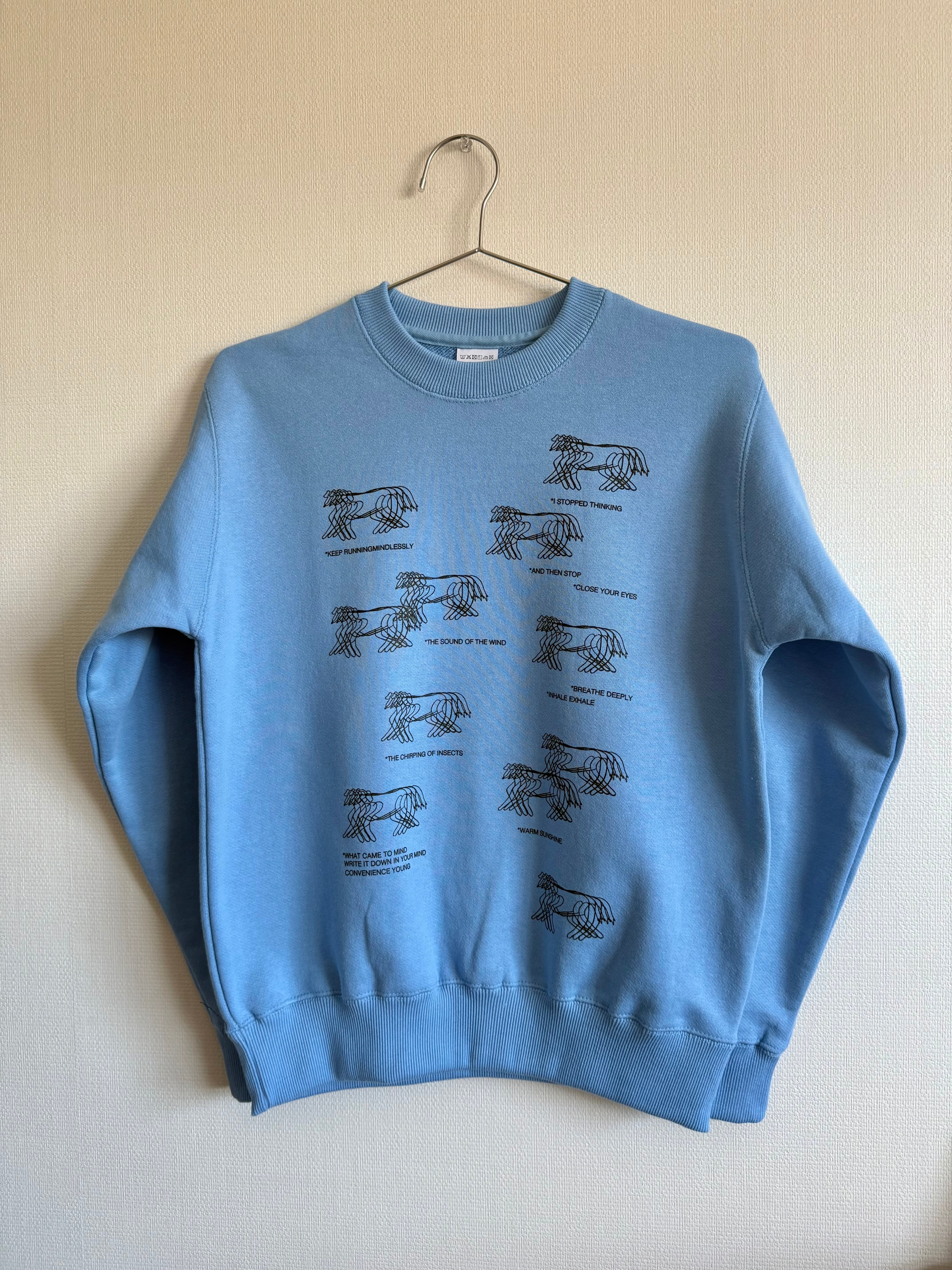 RUNNING DOGS SWEAT : SAX | CONVENIENCE YOUNG