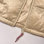 Paradiso パラディーゾ ジップアップ ダウンベスト サイズ L /ベージュ系/ゴルフ