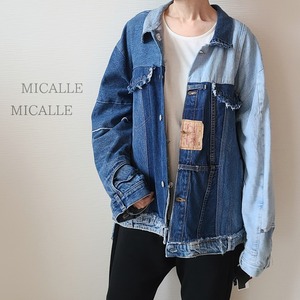 【MICALLE MICALLE】リメイクデニムジャケット(MVA101JCE)