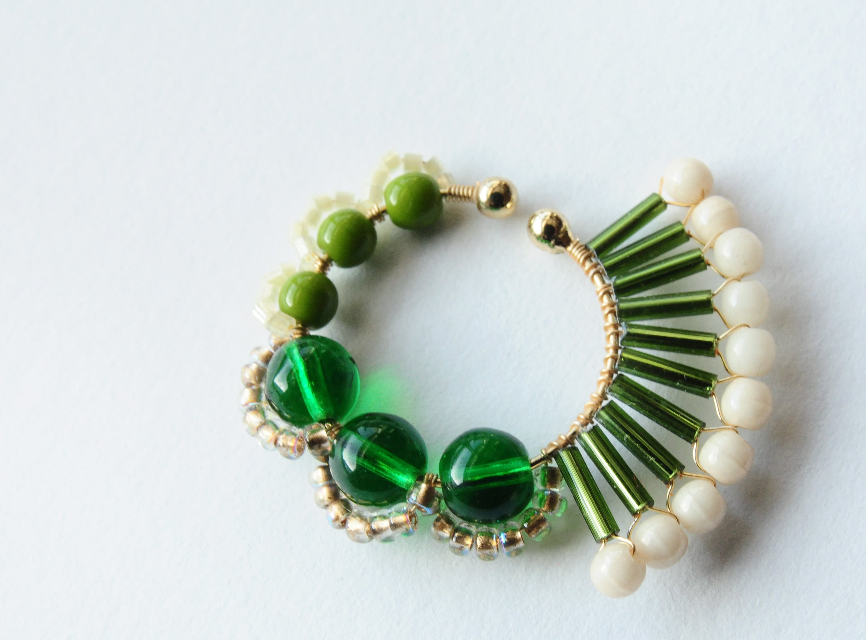 ＜Rollo～イロヅクビジュー～＞イヤーカフ『 ハミングバード/hummingbird 』<67>