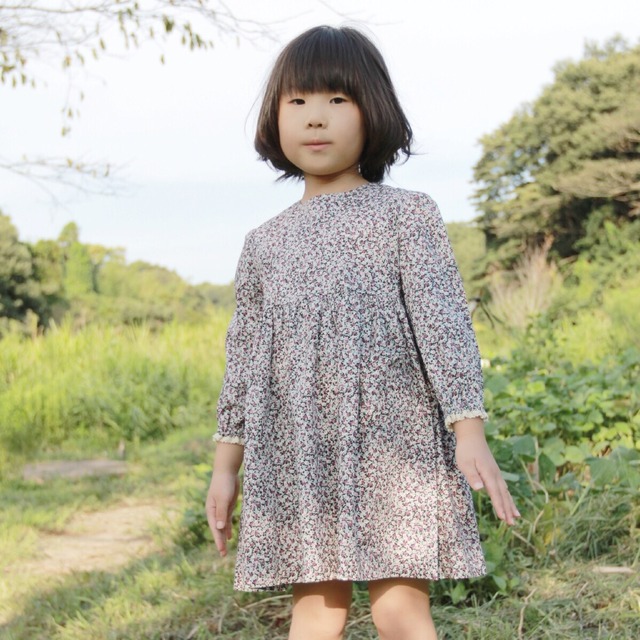 訳あり 送料無料 リバティプリントワンピース 鎌倉子供服 ハリトイト