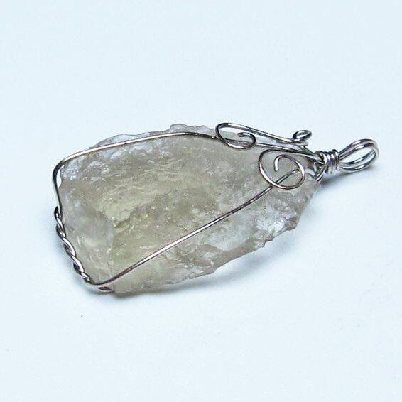 リビアングラス ペンダント 一点物 メール便可 112-13677