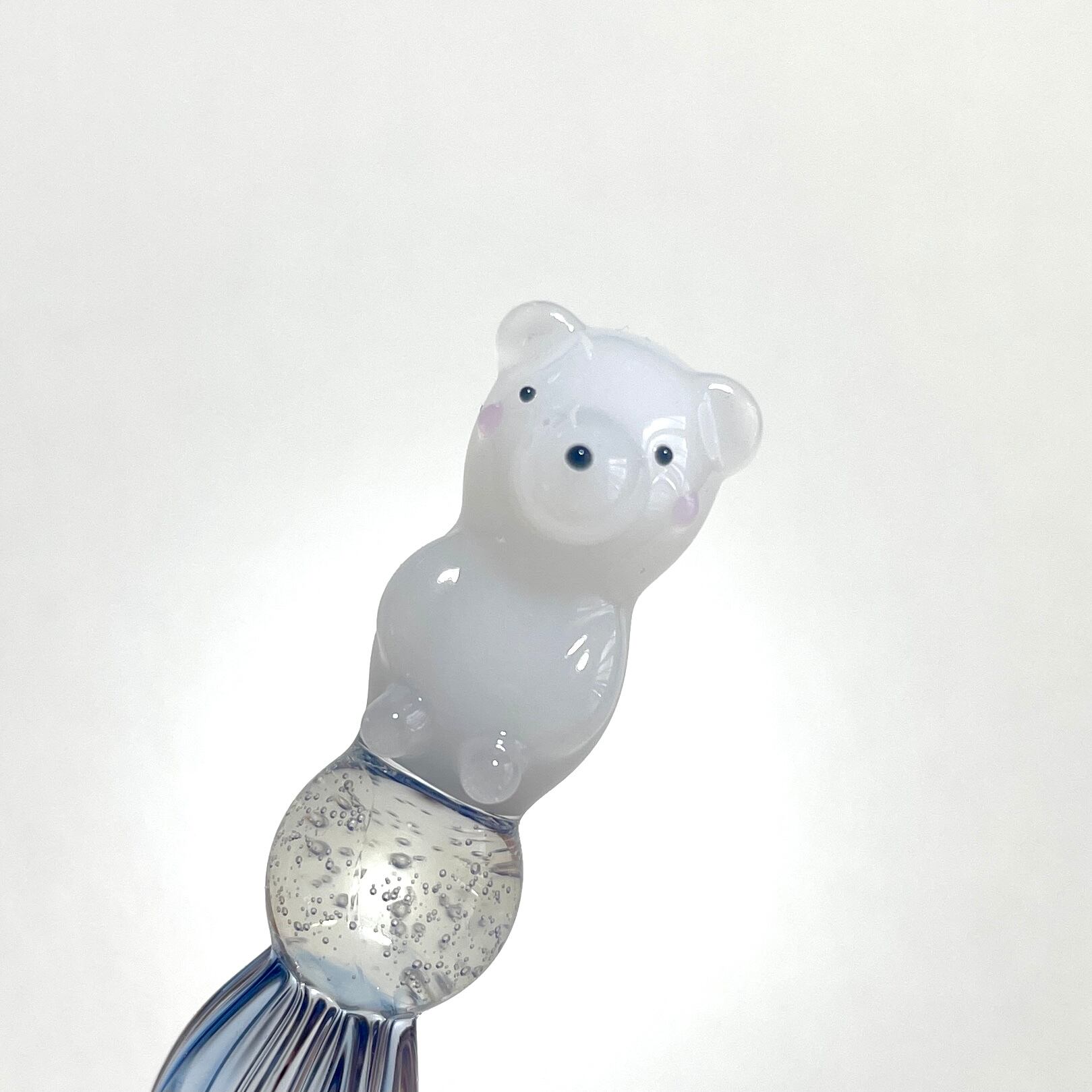 Animal glass pen しろくま