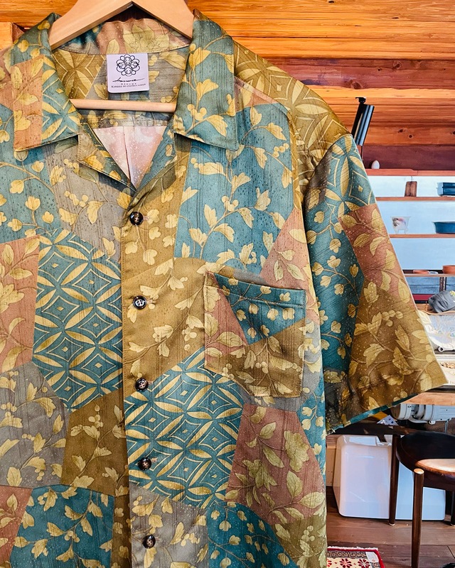 KIRIBAME - ALOHA SHIRT / アロハシャツ キモノシャツ 切嵌文様