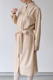 Vuokko geometric mini check belted shirt dress