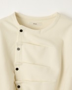 DU260708 Tuck Design Button Tops