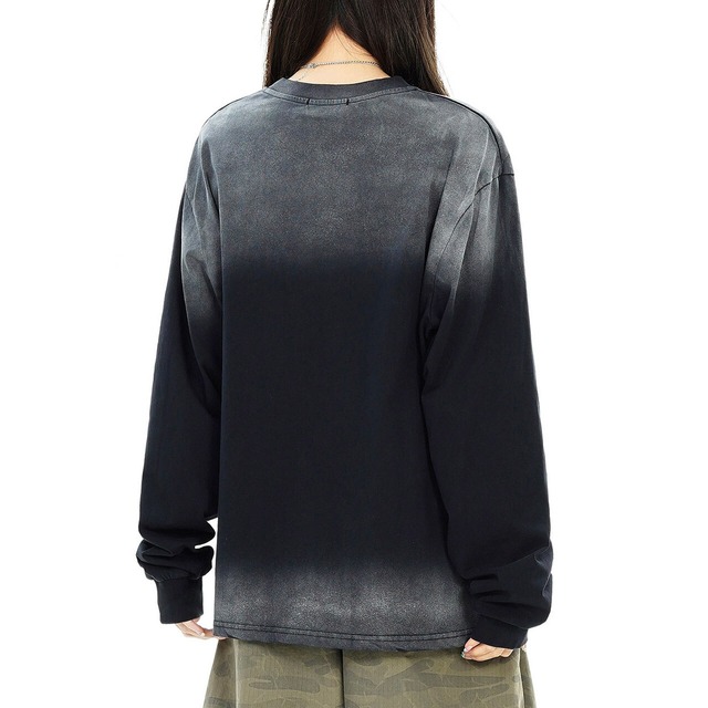 レトロドッググラフィックロングスリーブ 2col   R02620