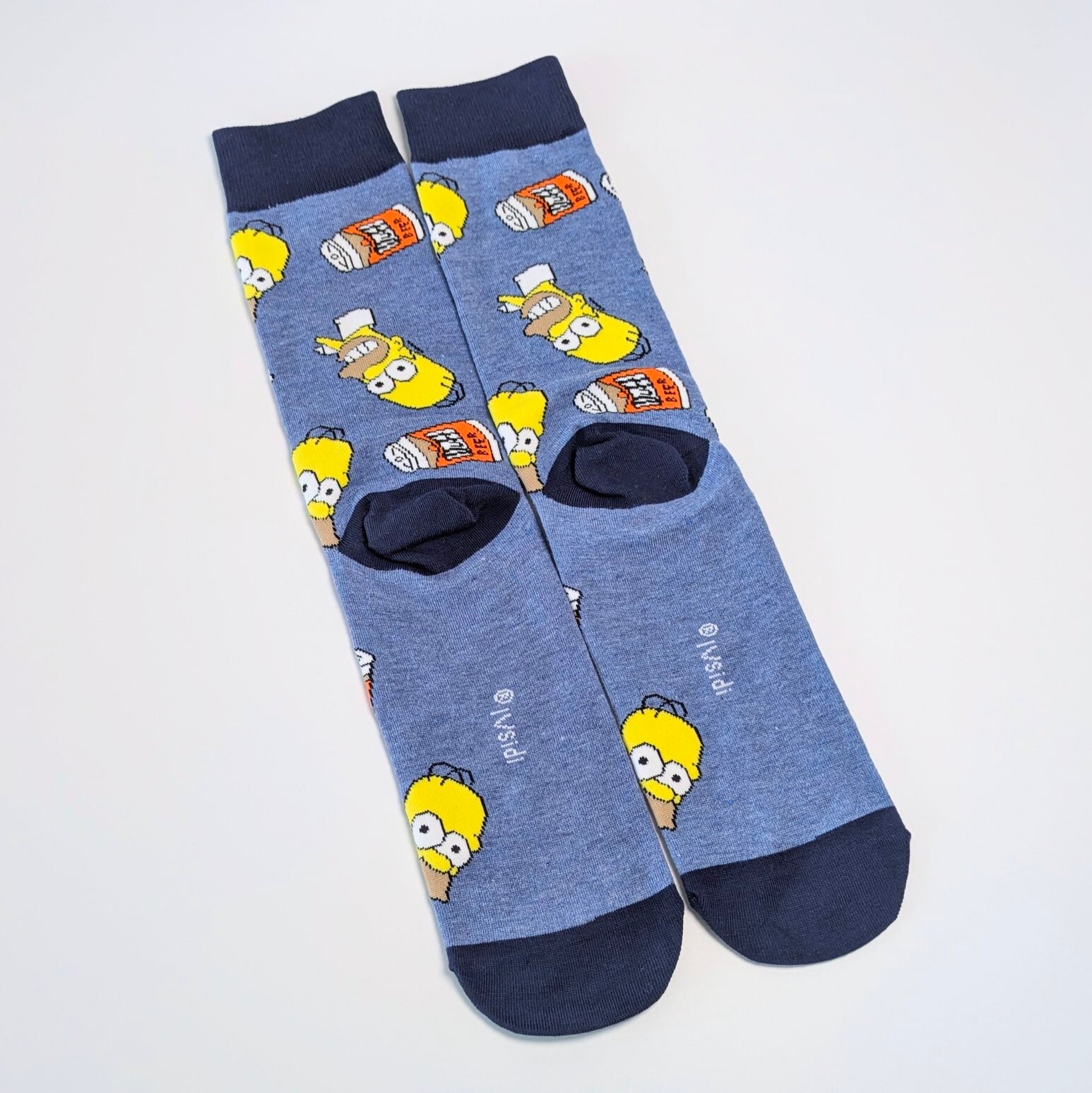 【 crew socks / クルーソックス 】『 The Simpsons / シンプソンズ / ホーマー Duff Beer / ダフビール 』 靴下 / ソックス〚アメリカン雑貨 アメトイ〛