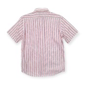 NEWYORKER ニューヨーカー ストライプ ボタンダウン BD 半袖シャツ サイズ L/メンズ/アイビー/トラッド/薄手