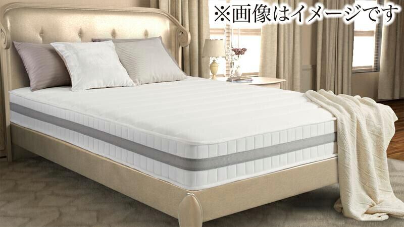 日本人技術者設計 超快眠 マットレス 抗菌防臭防ダニ ホテルプレミアム ボンネルコイル硬さ:かため セミダブル