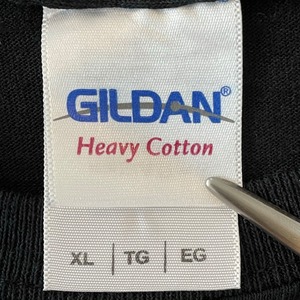 【GILDAN】FLY 蝿 プリント Tシャツ 黒ボディ XL ビッグサイズ US古着