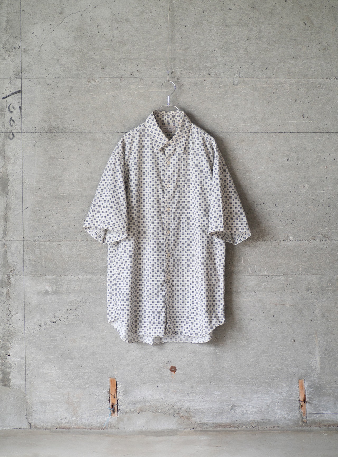 "MURANO" 1990s Geometric pattern shirt