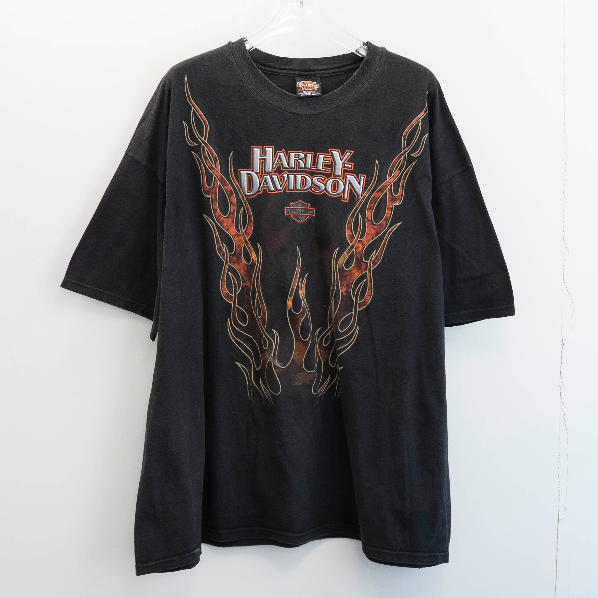 Harley Davidson " V Flame Red " Original Tag 3XL【A3-4】