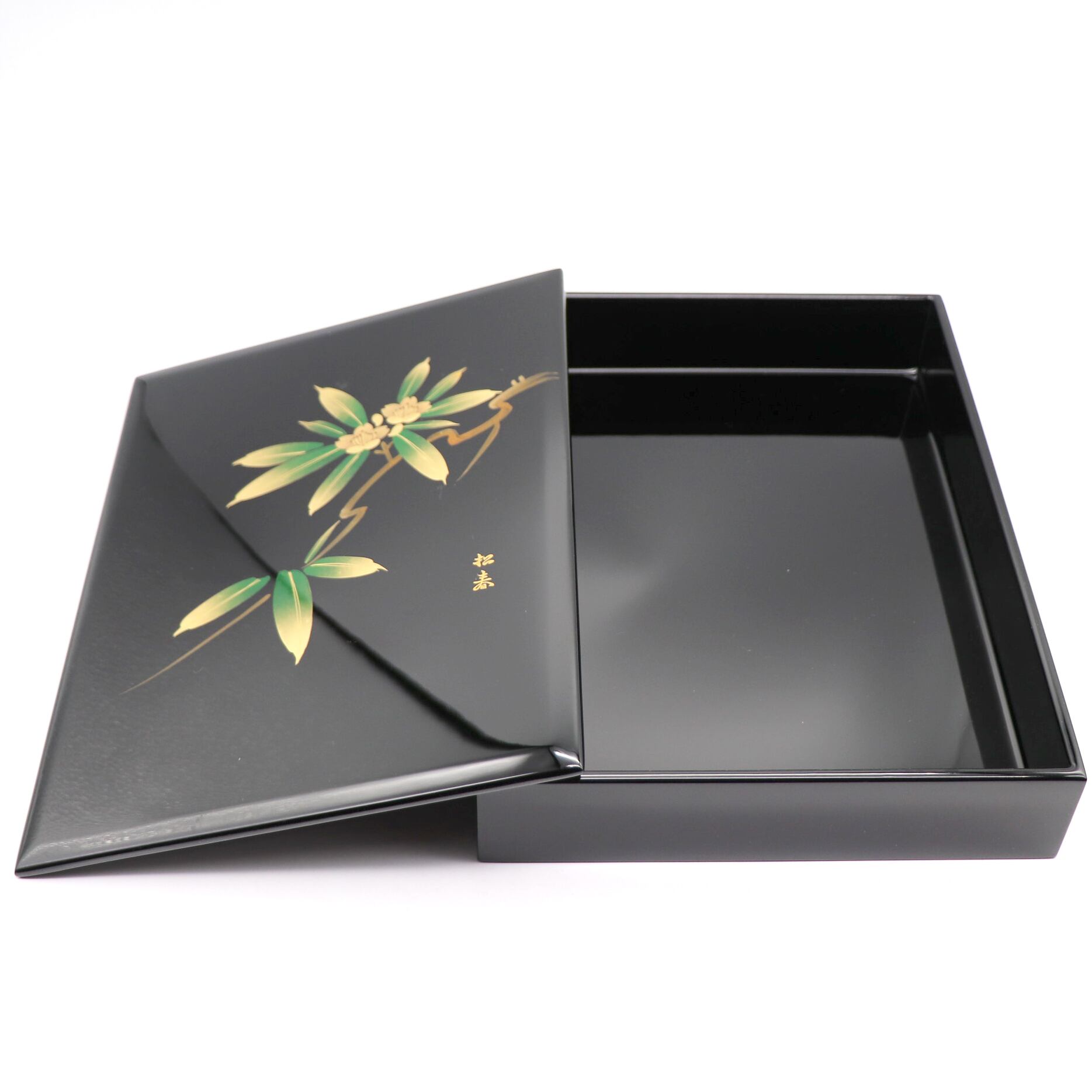 会津塗・松春・木製漆器・文箱・No.220709-07・梱包サイズ80