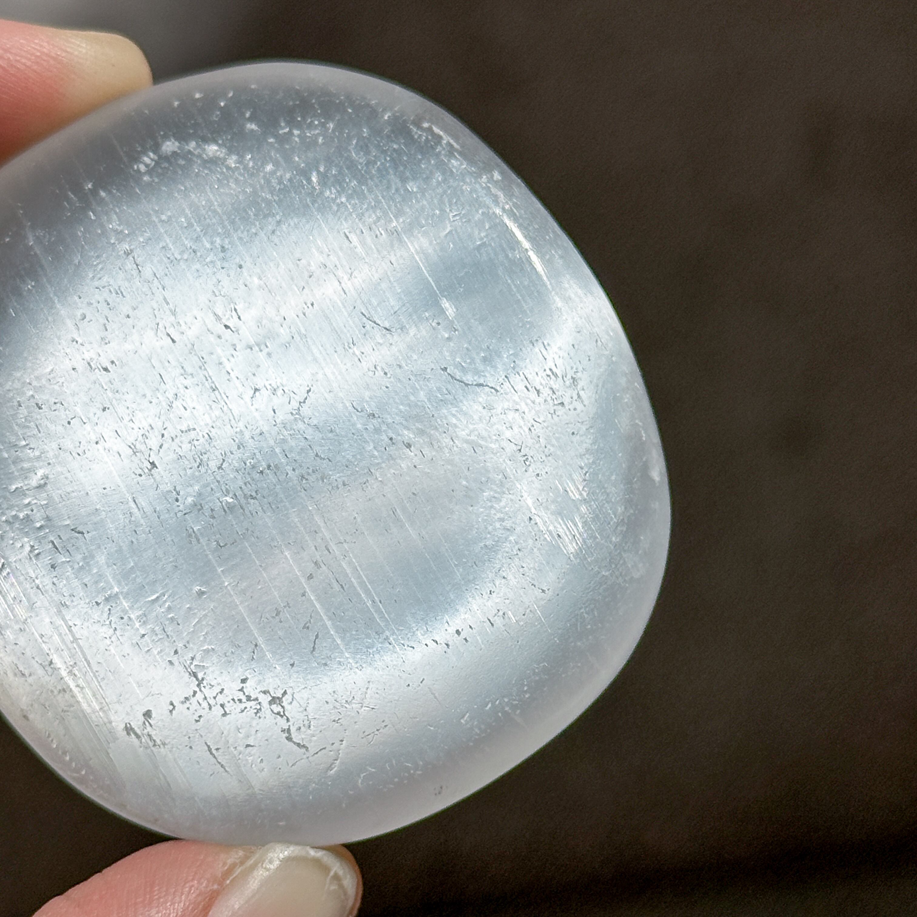 天然石　セレナイト　パワーストーン　置き石 石流通センター 置物 インテリア 置き石 セレナイト 握り石