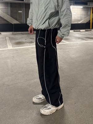 Nylon Snap Patch Lined  Pants (3color)