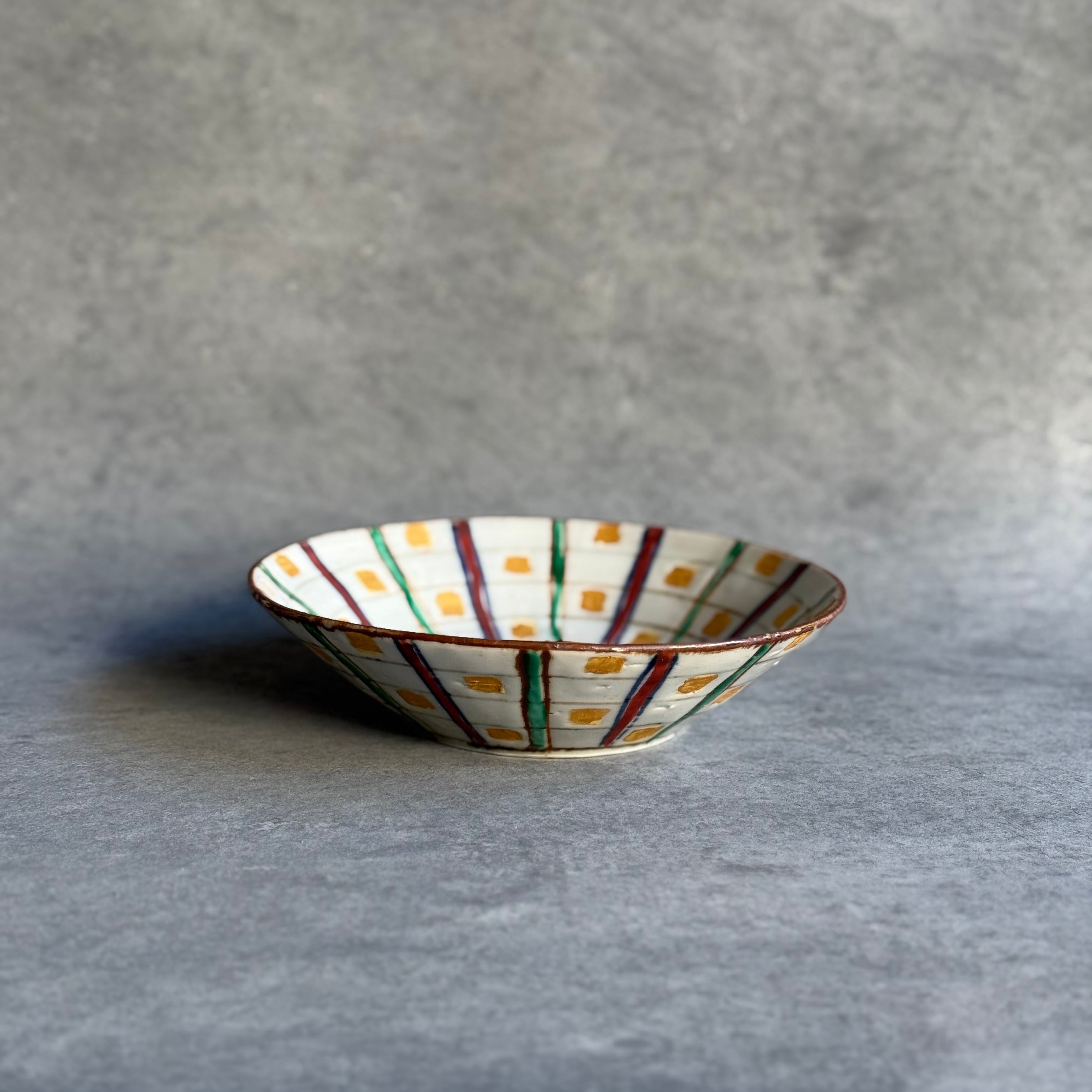 中尾万作 サラダ鉢 金サビキューブ | gallery 一白