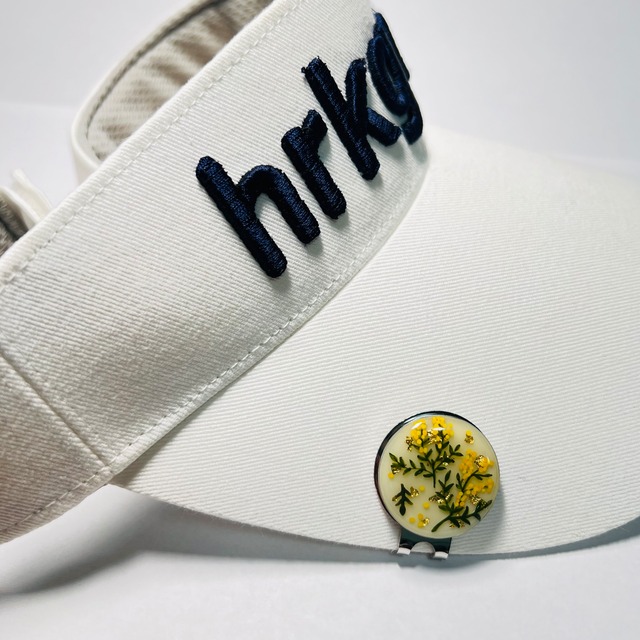 ゴルフマーカー・ミモザ (マグネットタイプ)