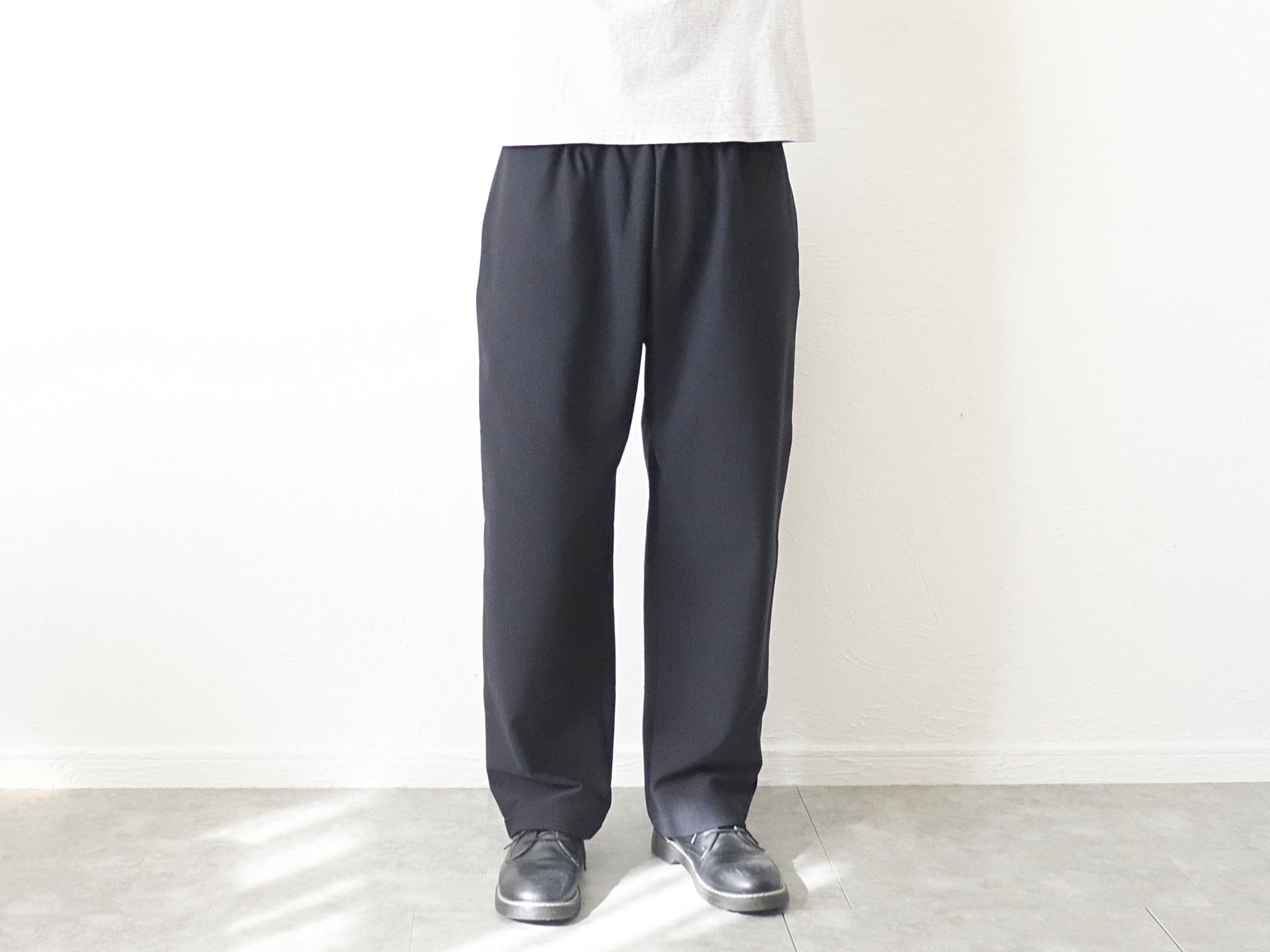 MANUAL ALPHABET / THERMO JOURPANTS WIDE - BLACK　マニュアルアルファベット / サーモライト ジャーパン