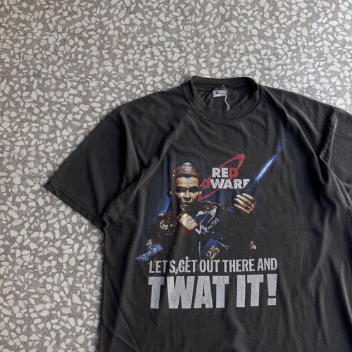 RED DWARF / 90′s promotion fade Tee  sizeL相当 イギリスドラマ