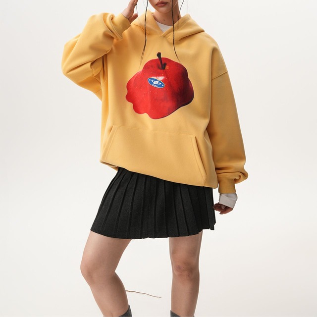 アップルグラフィックオーバーパーカー 4col R00981