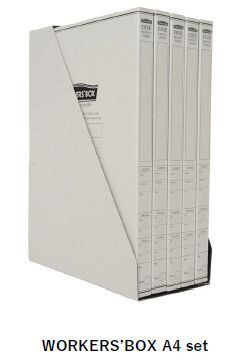 WORKERS'BOX A4 set（5冊+STAND） | 文房具・雑貨の通販｜ギフト